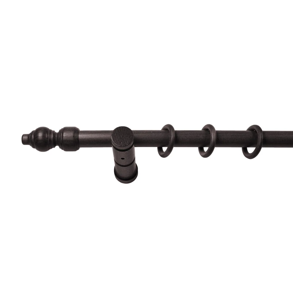 Galerie simpla lemn masiv Filigrano, consola moderna, nuanta wenge, 120 cm - KIT COMPLET