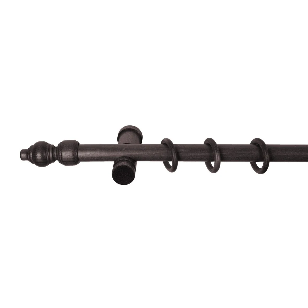Galerie simpla lemn masiv Filigrano, consola moderna, nuanta wenge, 400 cm - KIT COMPLET