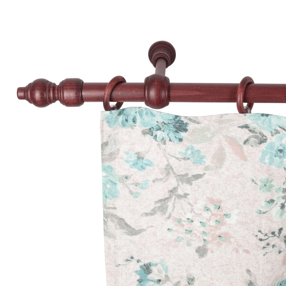 Galerie simpla lemn masiv Filigrano, consola standard, nuanta mahon, 360 cm - KIT COMPLET