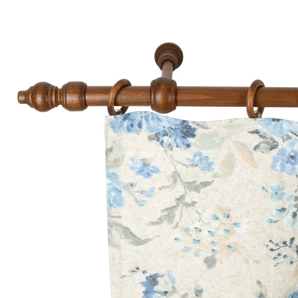 Galerie simpla lemn masiv Filigrano, consola standard, nuanta nuc, 160 cm - KIT COMPLET