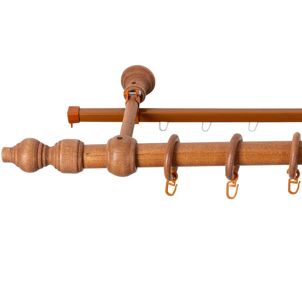 Galerie simpla lemn masiv Filigrano, nuanta cires, 140 cm - SINA U INCLUSA