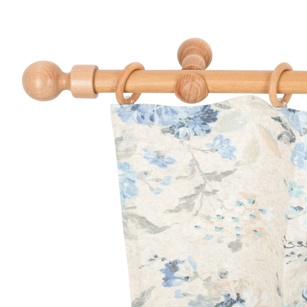 Galerie simpla lemn masiv Giro, consola clasica, nuanta stejar, 120 cm - KIT COMPLET