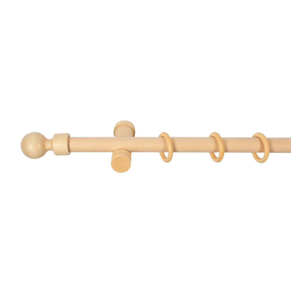 Galerie simpla lemn masiv Giro, consola moderna, nuanta natur, 160 cm - KIT COMPLET