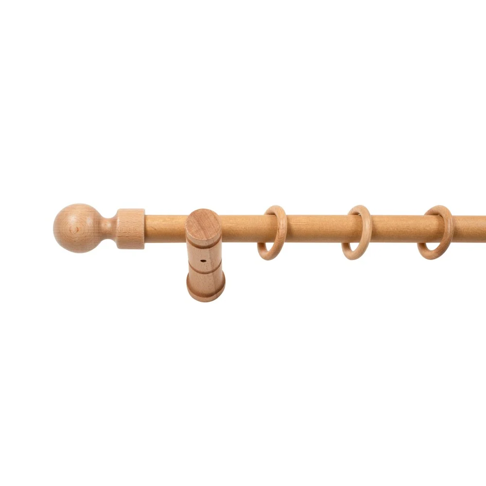 Galerie simpla lemn masiv Giro, consola moderna, nuanta stejar, 400 cm - KIT COMPLET