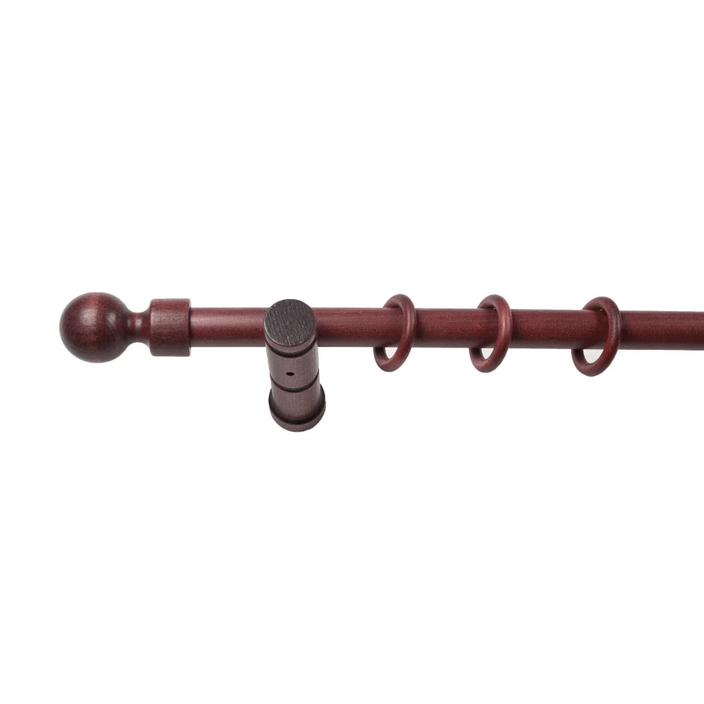 Galerie simpla lemn masiv Giro, consola moderna, nuanta mahon, 280 cm - KIT COMPLET