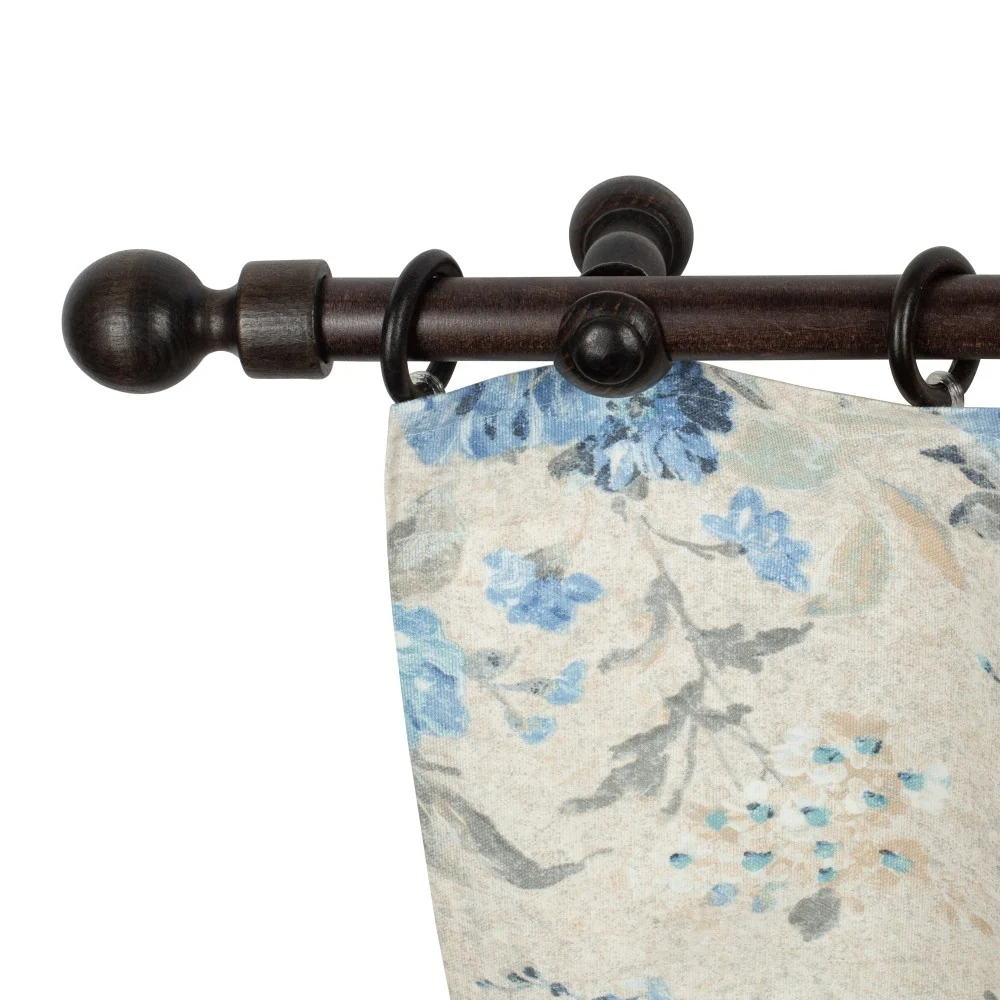 Galerie simpla lemn masiv Giro, consola clasica, nuanta wenge, 280 cm - KIT COMPLET