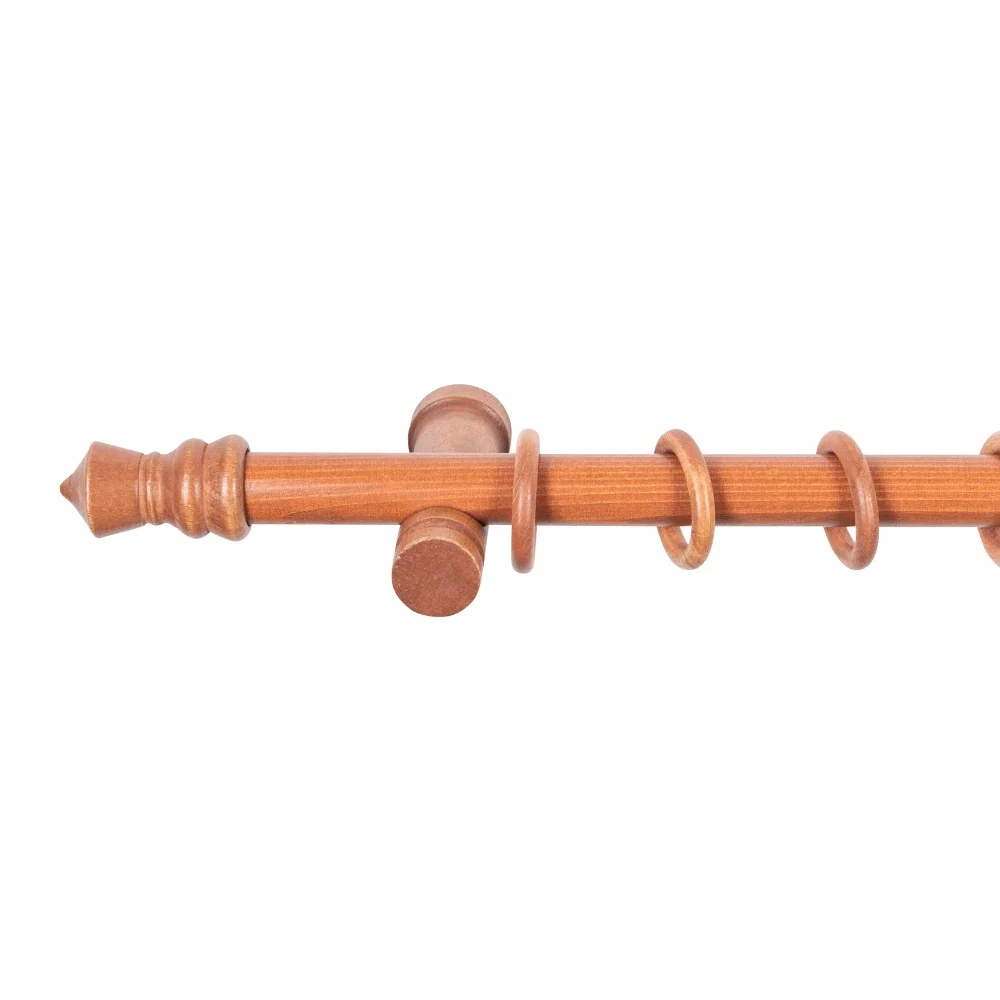 Galerie simpla lemn masiv King, consola moderna, nuanta cires, 360 cm - KIT COMPLET