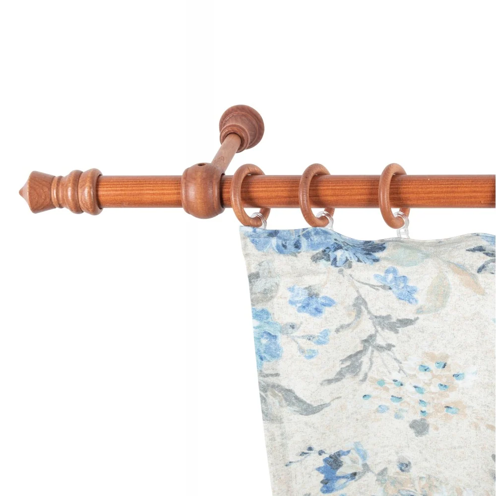 Galerie simpla lemn masiv King, consola standard, nuanta cires, 300 cm - KIT COMPLET
