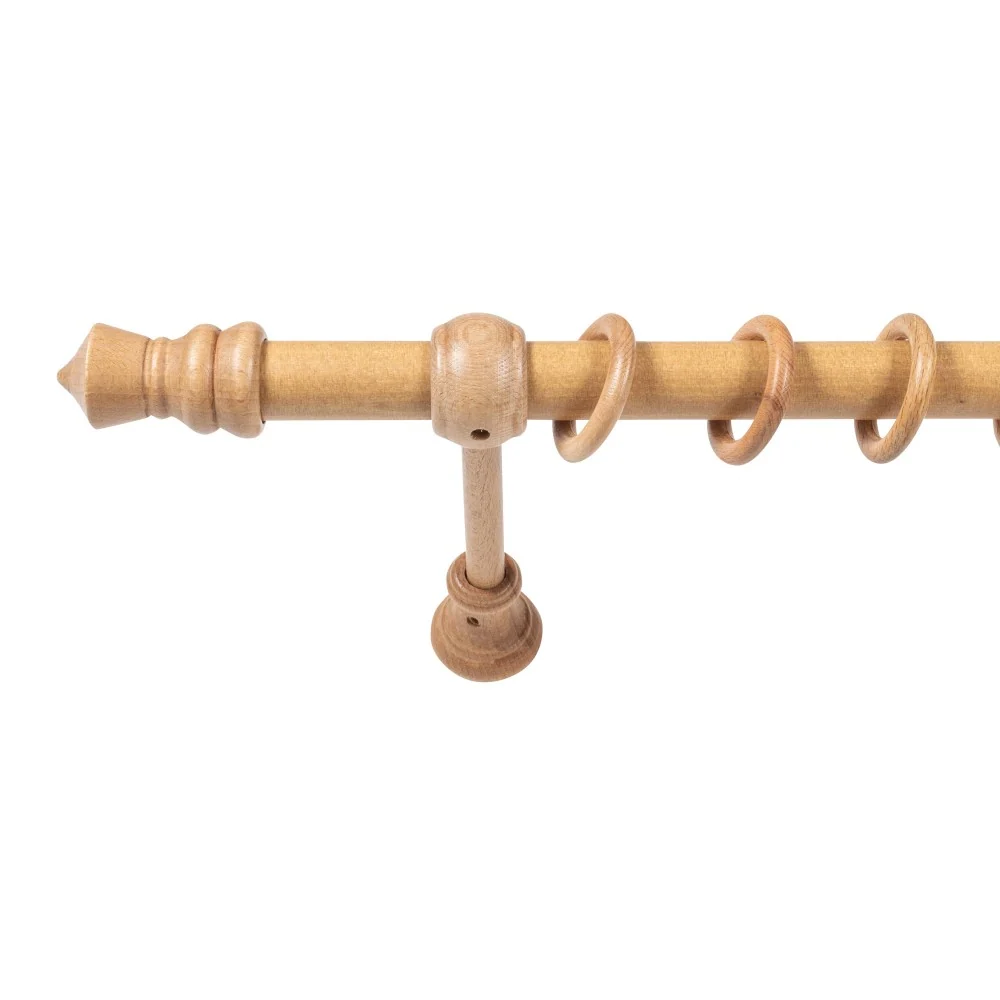Galerie simpla lemn masiv King, consola standard, nuanta stejar, 160 cm - KIT COMPLET