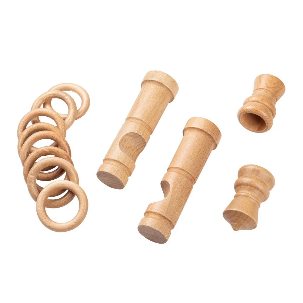Galerie simpla lemn masiv King, consola moderna, nuanta stejar, 120 cm - KIT COMPLET