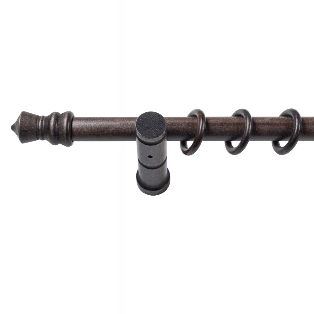Galerie simpla lemn masiv King, consola moderna, nuanta wenge, 400 cm - KIT COMPLET