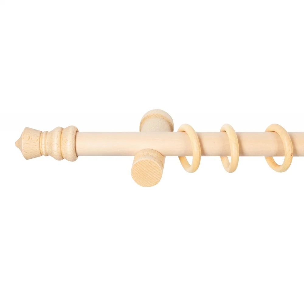 Galerie simpla lemn masiv King, consola moderna, nuanta natur, 280 cm - KIT COMPLET