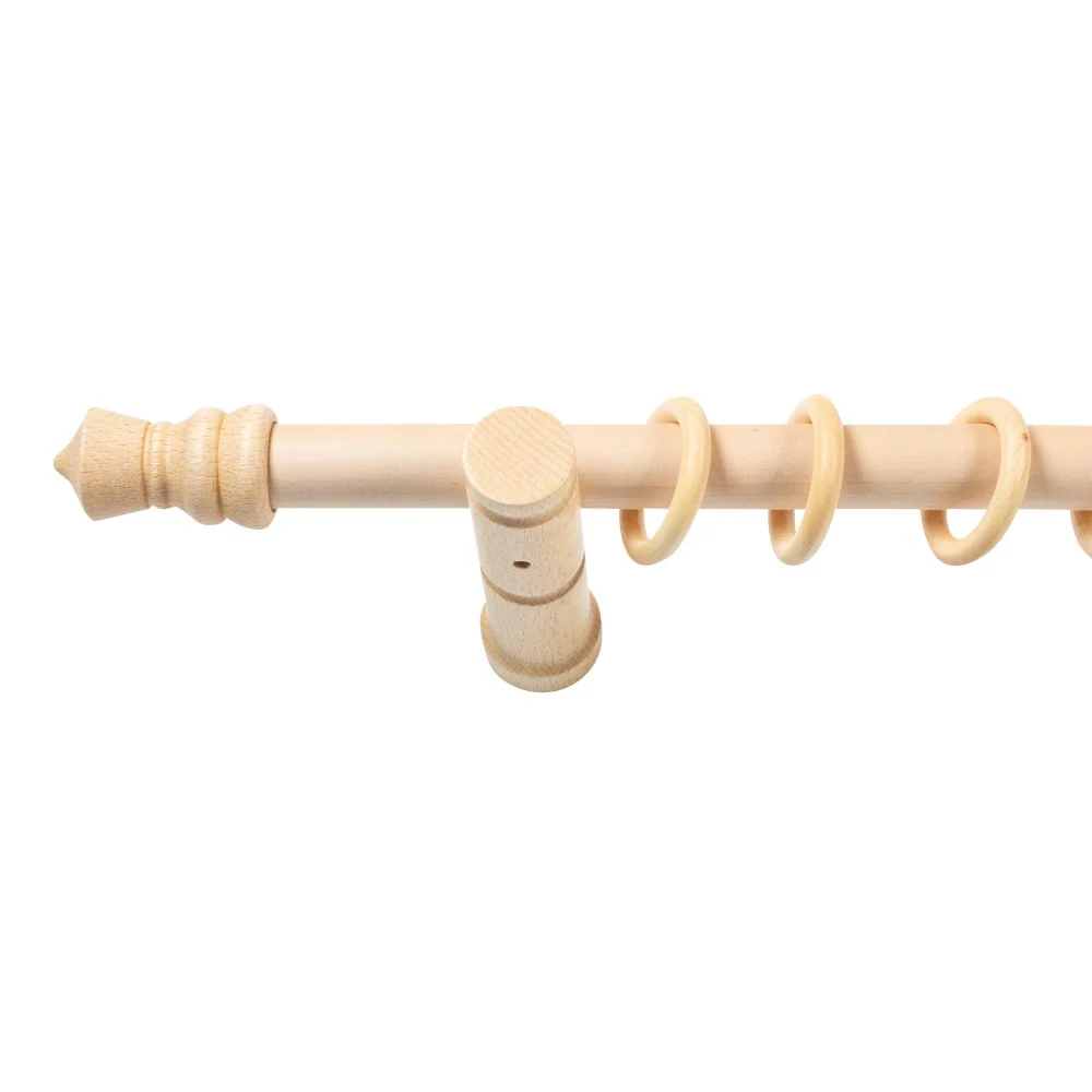 Galerie simpla lemn masiv King, consola moderna, nuanta natur, 280 cm - KIT COMPLET