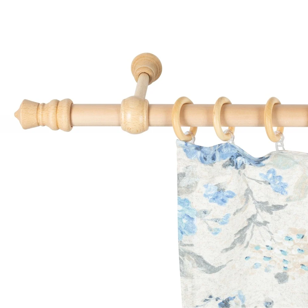 Galerie simpla lemn masiv King, consola standard, nuanta natur, 400 cm - KIT COMPLET