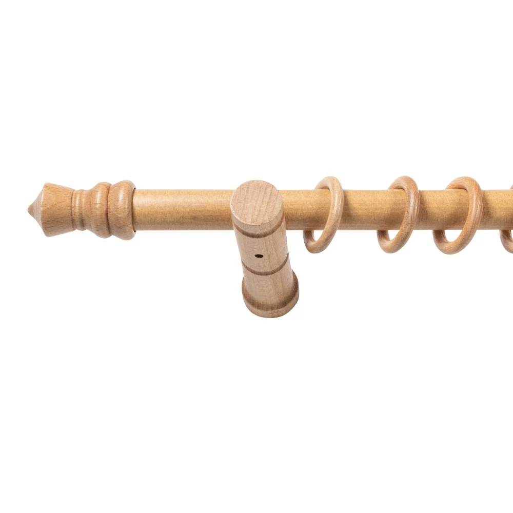 Galerie simpla lemn masiv King, consola moderna, nuanta stejar, 240 cm - KIT COMPLET