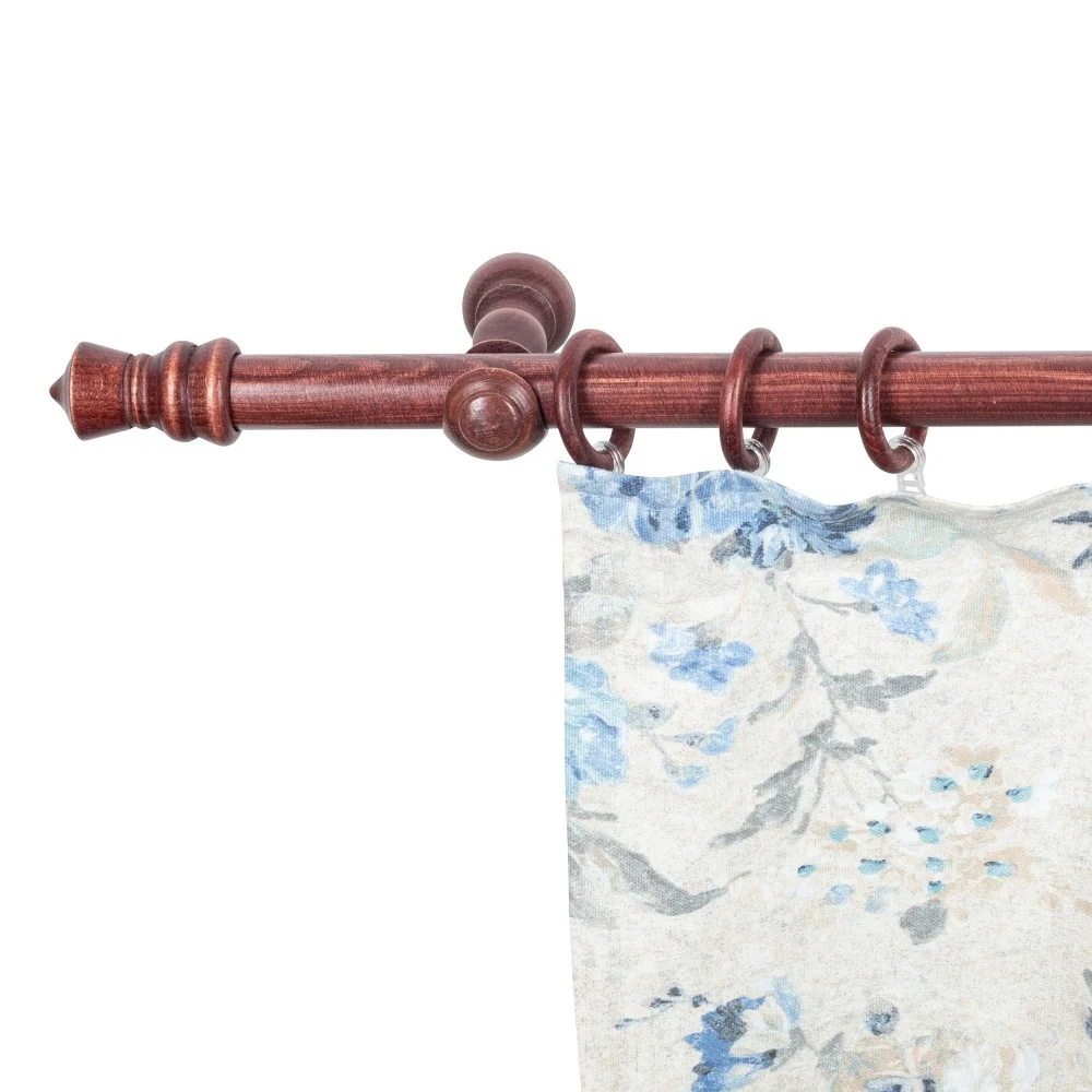 Galerie simpla lemn masiv King, consola clasica, nuanta mahon, 360 cm - KIT COMPLET