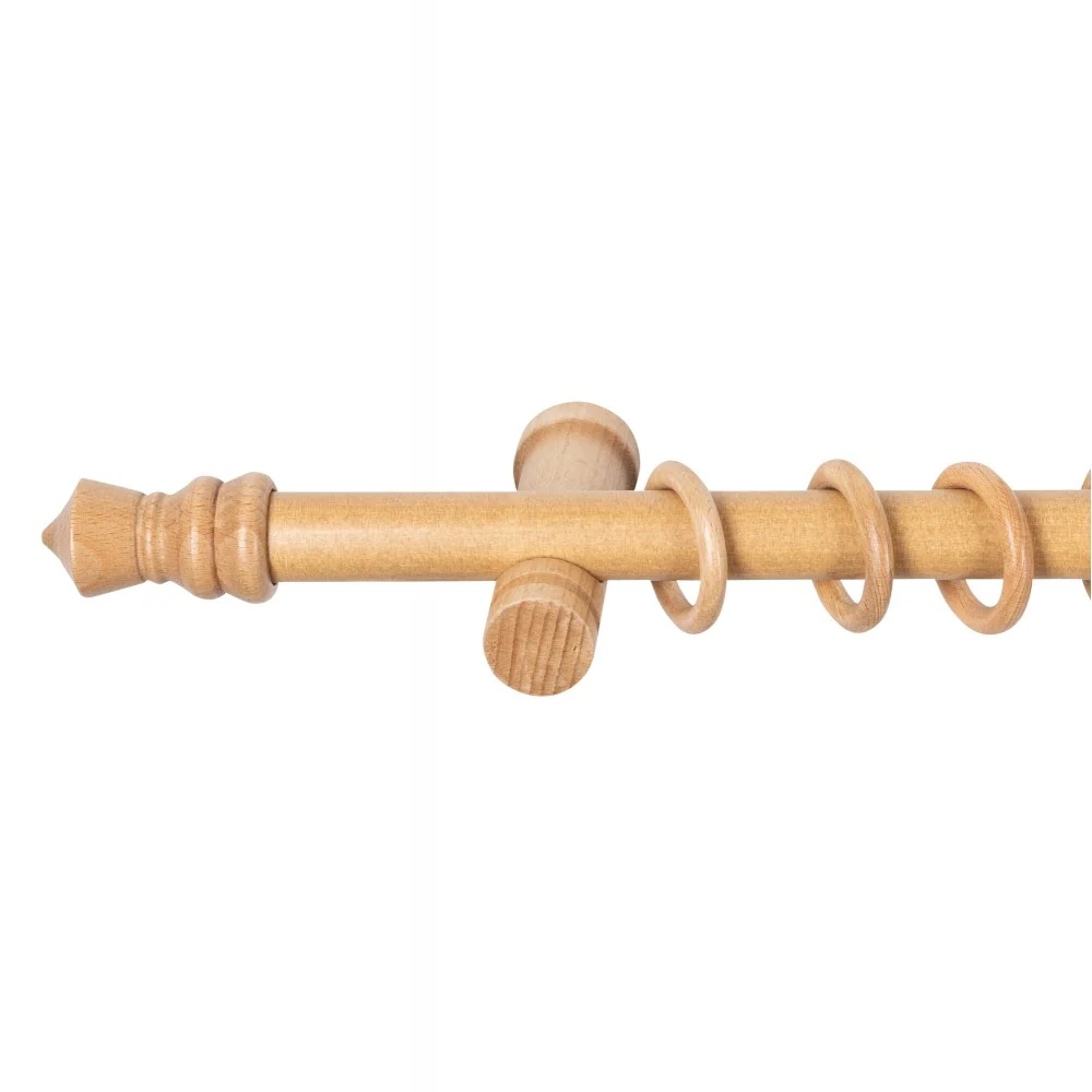 Galerie simpla lemn masiv King, consola moderna, nuanta stejar, 300 cm - KIT COMPLET