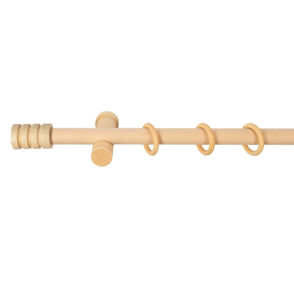 Galerie simpla lemn masiv Pisa, consola moderna, nuanta natur, 200 cm - KIT COMPLET