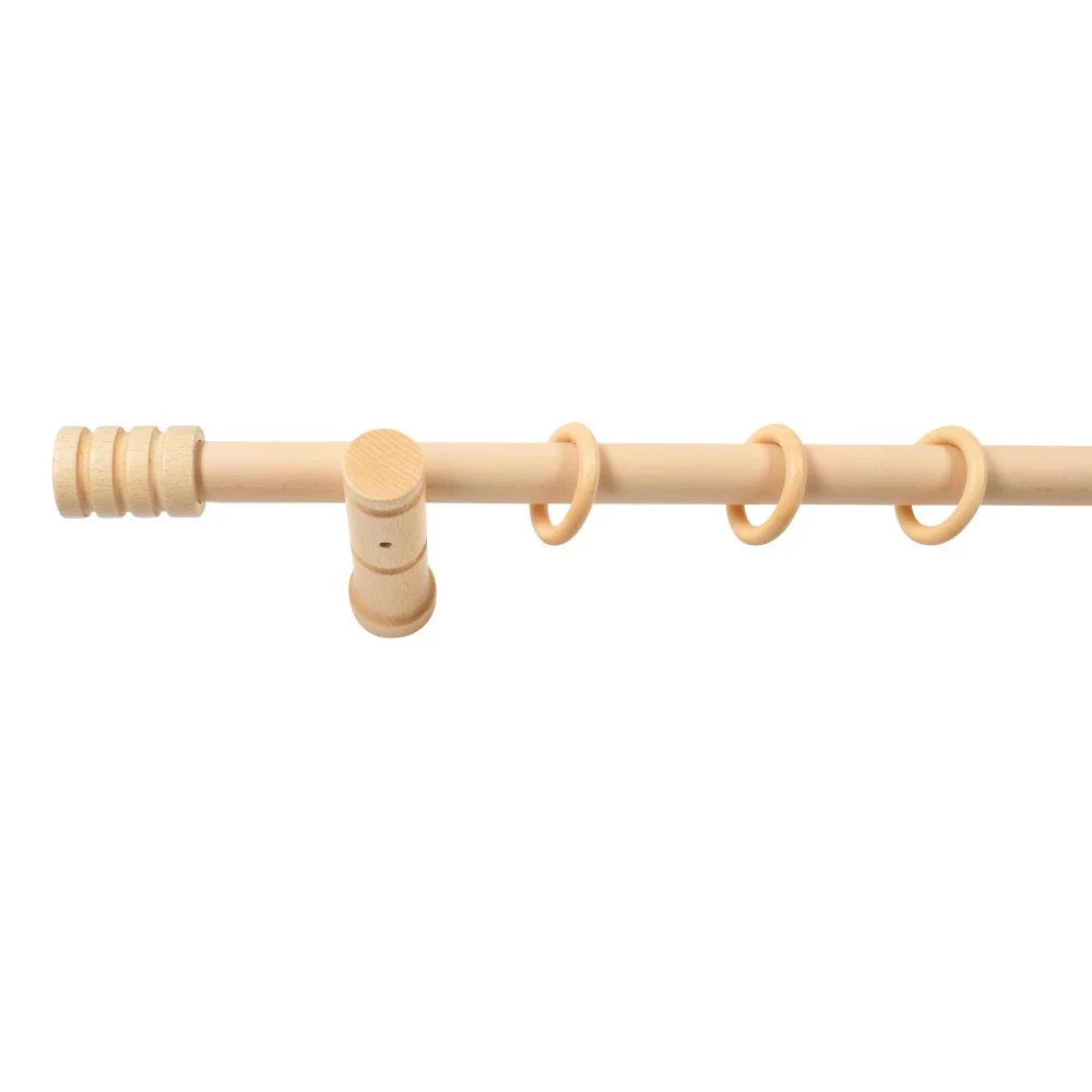 Galerie simpla lemn masiv Pisa, consola moderna, nuanta natur, 320 cm - KIT COMPLET
