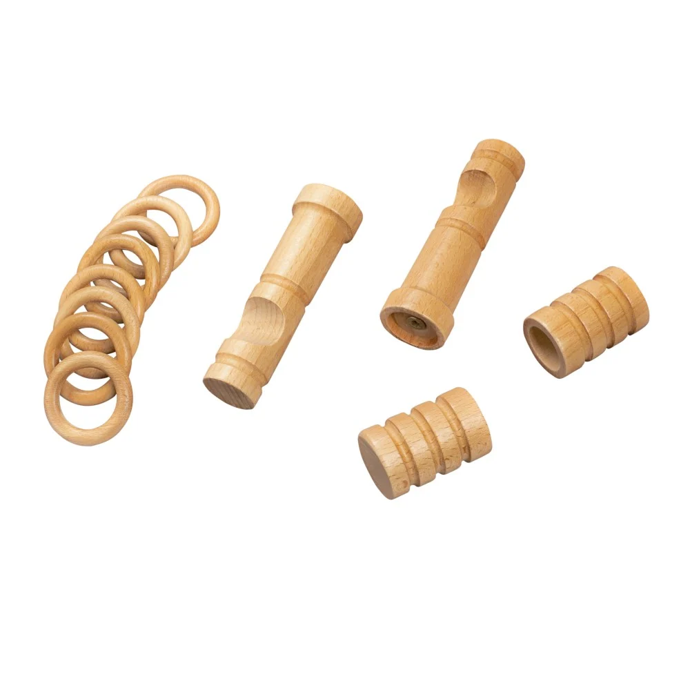 Galerie simpla lemn masiv Pisa, consola moderna, nuanta stejar, 180 cm - KIT COMPLET