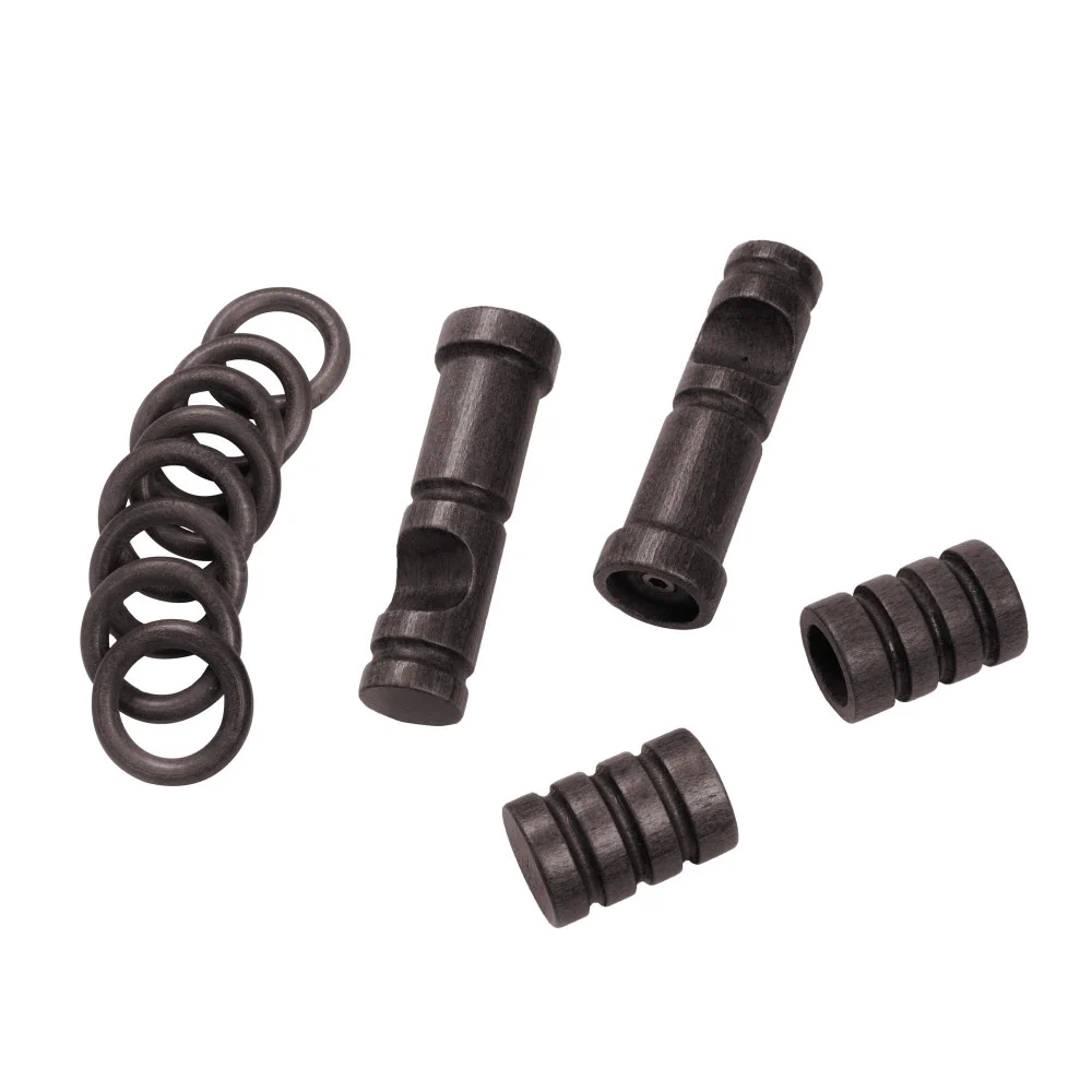 Galerie simpla lemn masiv Pisa, consola moderna, nuanta wenge, 300 cm - KIT COMPLET