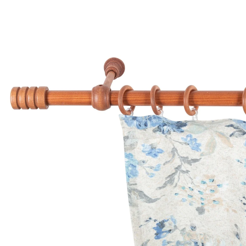 Galerie simpla lemn masiv Pisa, consola standard, nuanta cires, 220 cm - KIT COMPLET