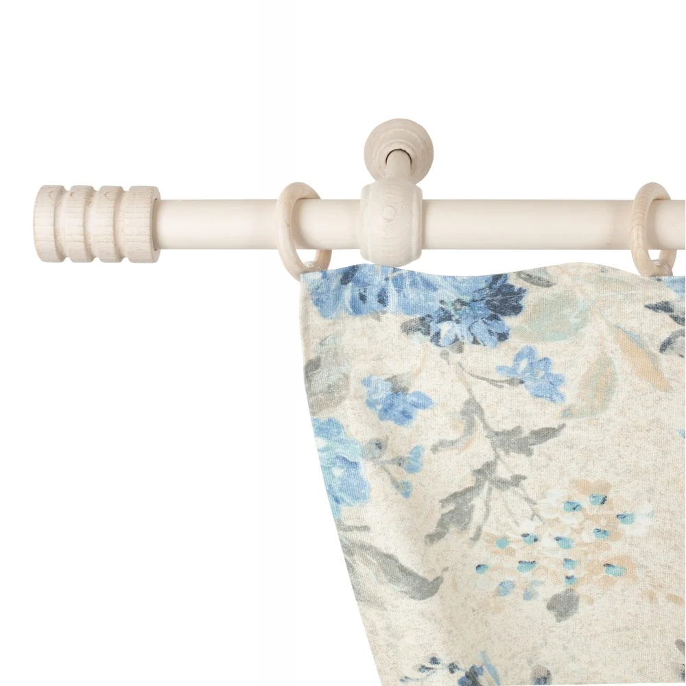 Galerie simpla lemn masiv Pisa, consola standard, nuanta alb-antic, 200 cm - KIT COMPLET
