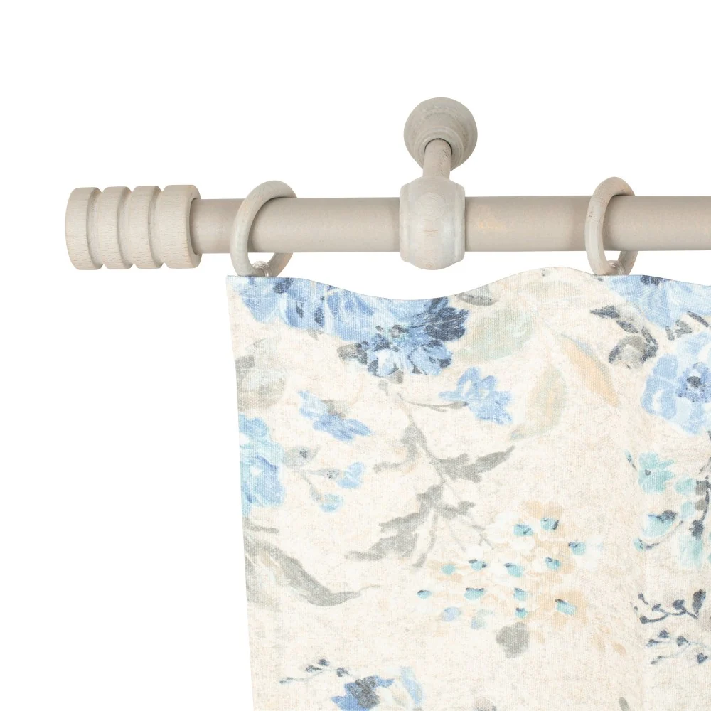 Galerie simpla lemn masiv Pisa, consola standard, nuanta gri-antic, 200 cm - KIT COMPLET