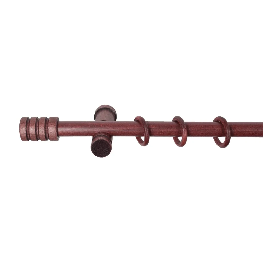 Galerie simpla lemn masiv Pisa, consola moderna, nuanta mahon, 220 cm - KIT COMPLET