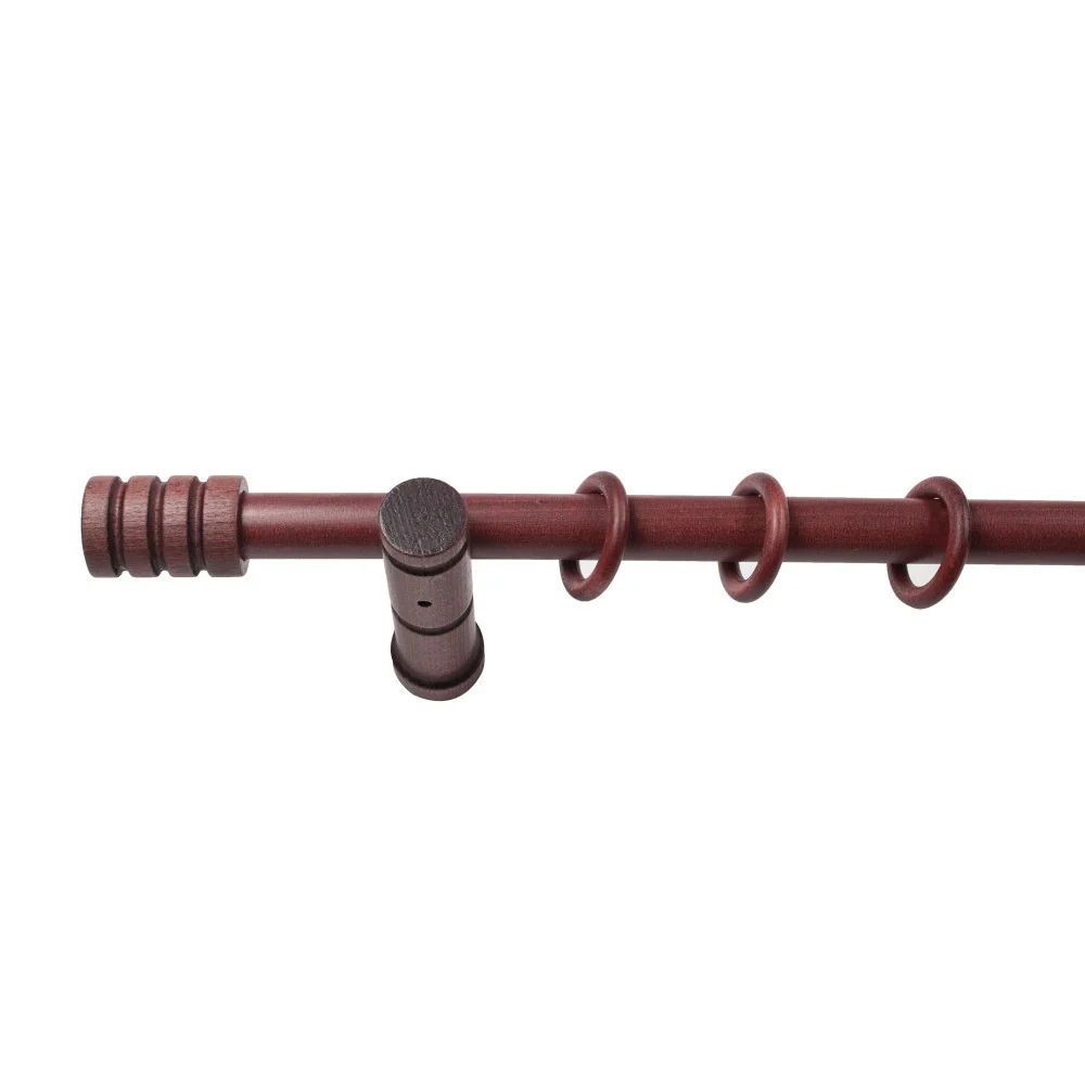 Galerie simpla lemn masiv Pisa, consola moderna, nuanta mahon, 220 cm - KIT COMPLET