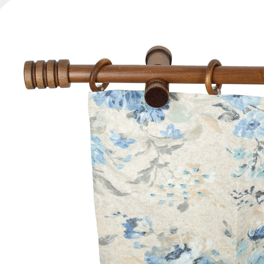 Galerie simpla lemn masiv Pisa, consola moderna, nuanta nuc, 300 cm - KIT COMPLET