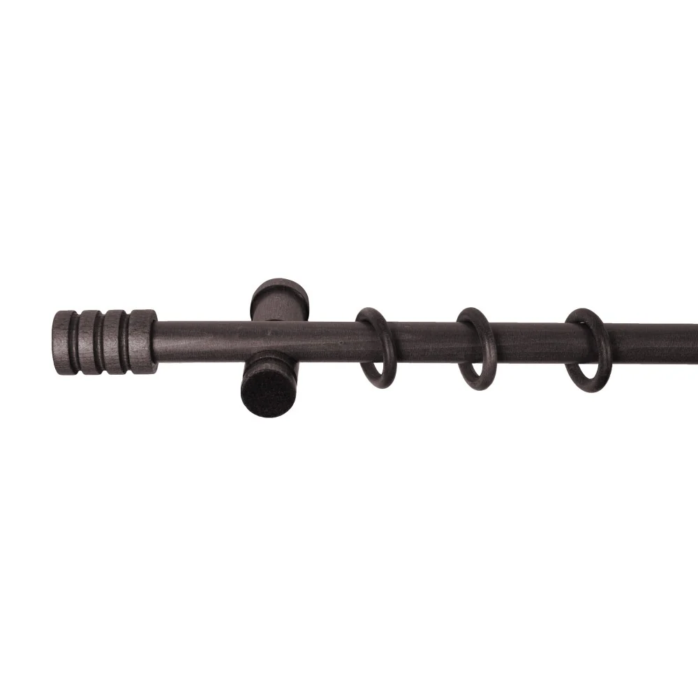 Galerie simpla lemn masiv Pisa, consola moderna, nuanta wenge, 140 cm - KIT COMPLET