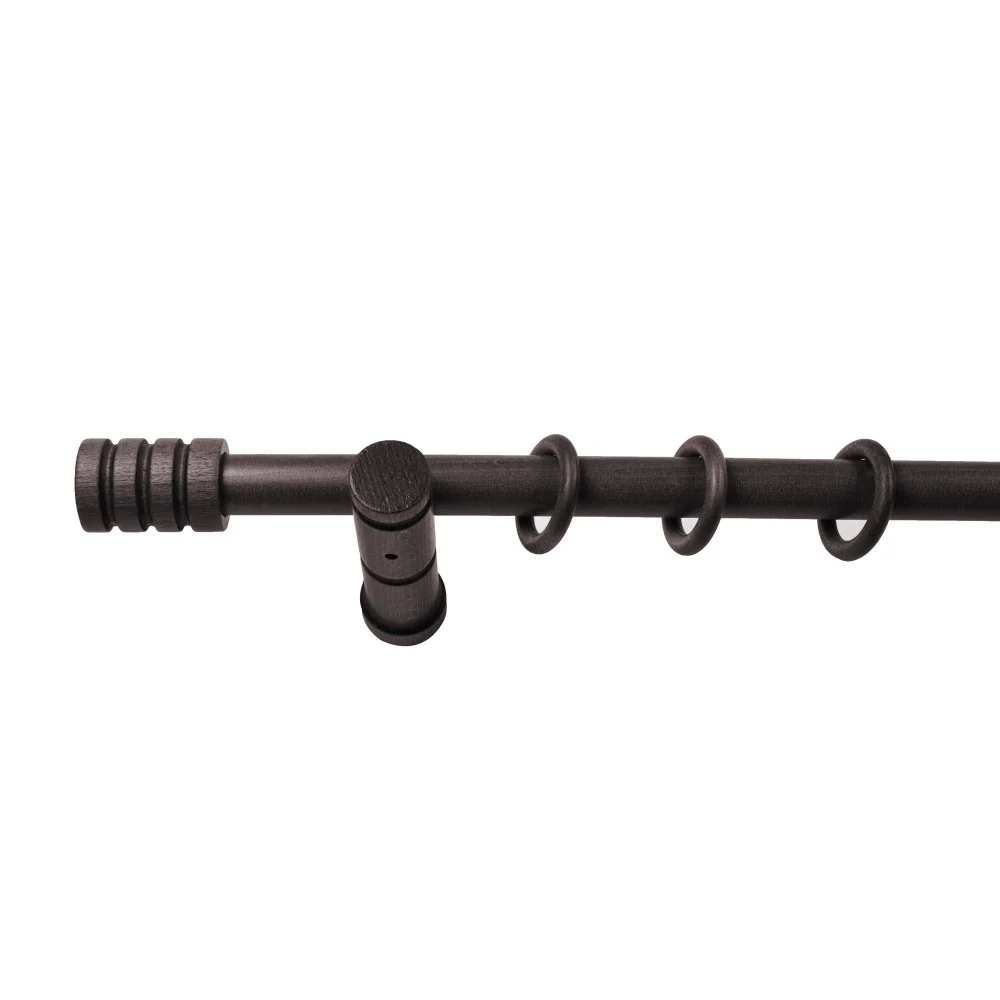 Galerie simpla lemn masiv Pisa, consola moderna, nuanta wenge, 140 cm - KIT COMPLET