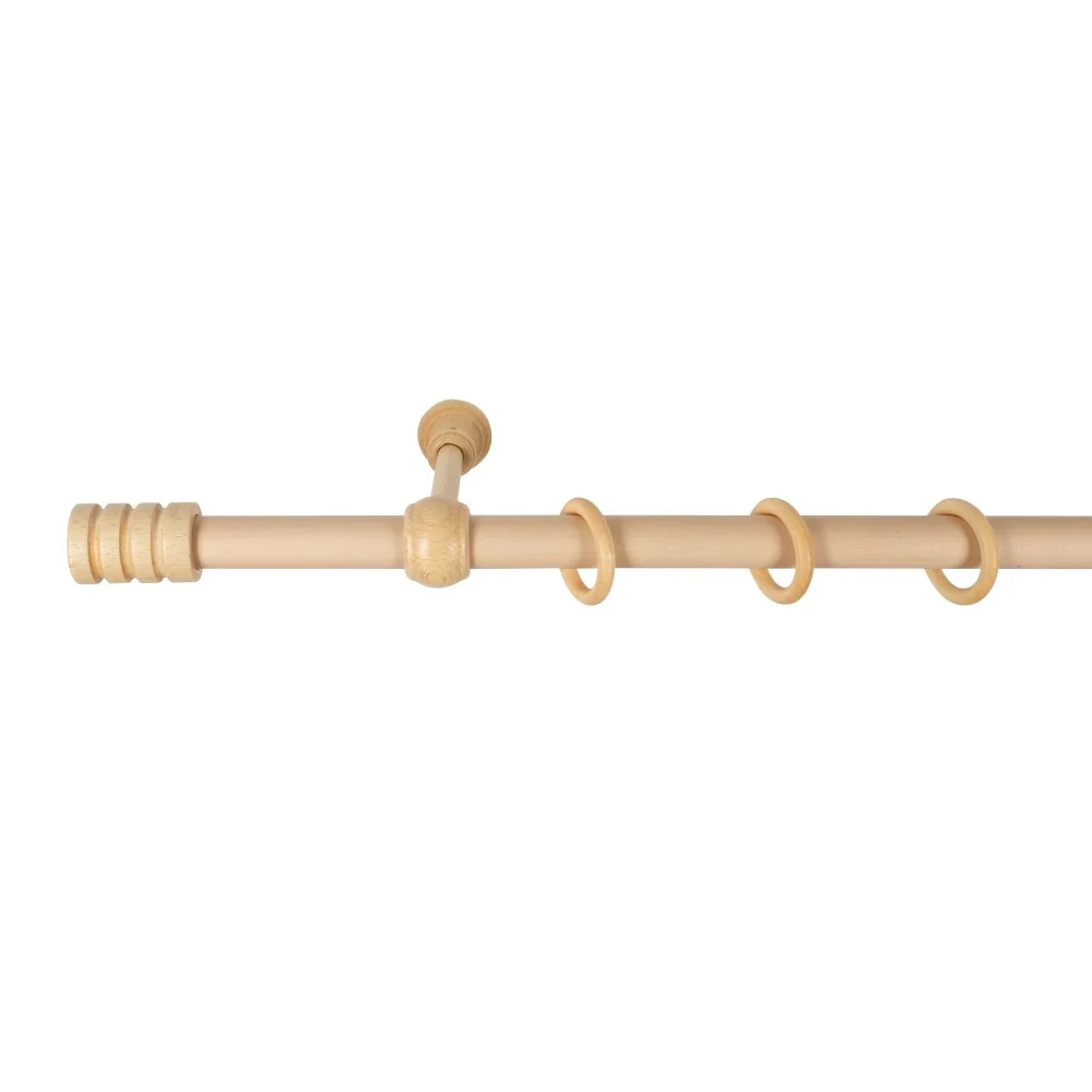 Galerie simpla lemn masiv Pisa, consola standard, nuanta natur, 200 cm - KIT COMPLET