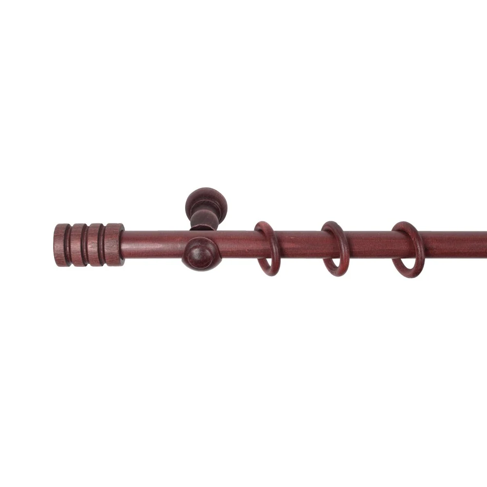 Galerie simpla lemn masiv Pisa, consola clasica, nuanta mahon, 200 cm - KIT COMPLET