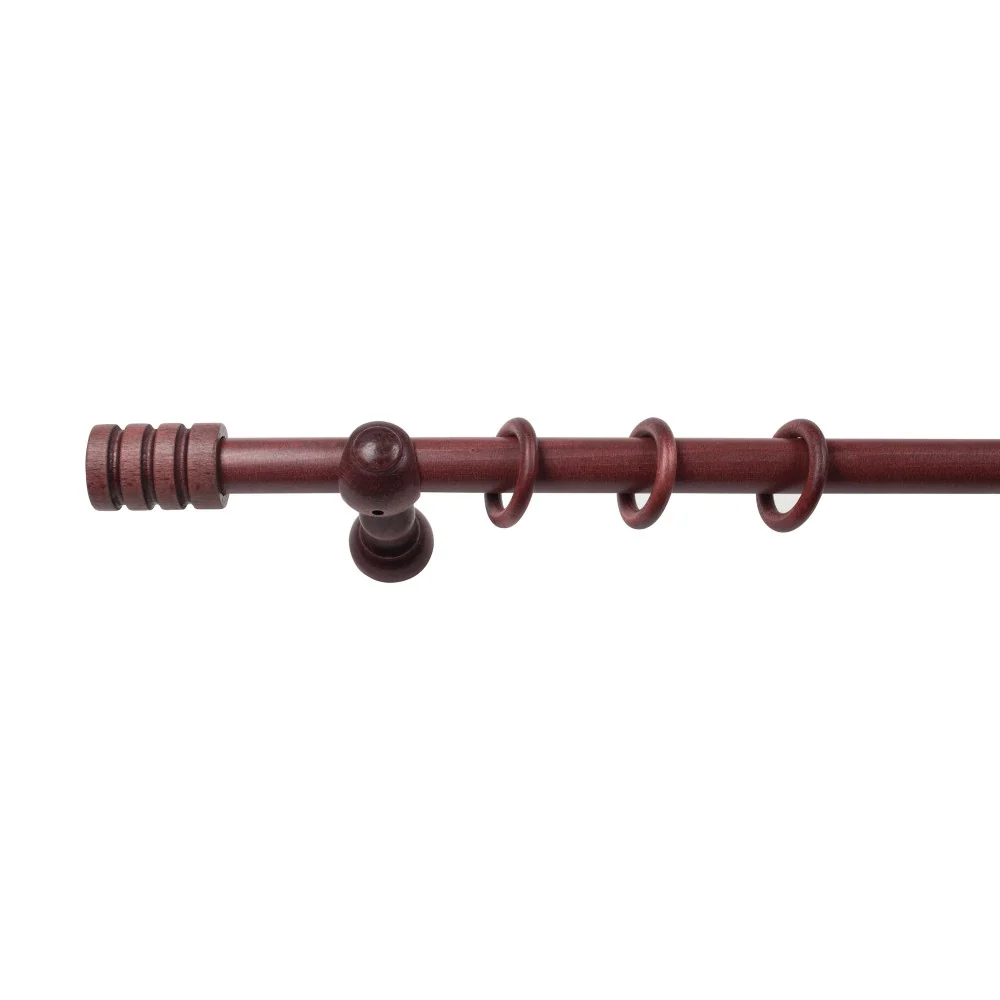 Galerie simpla lemn masiv Pisa, consola clasica, nuanta mahon, 200 cm - KIT COMPLET