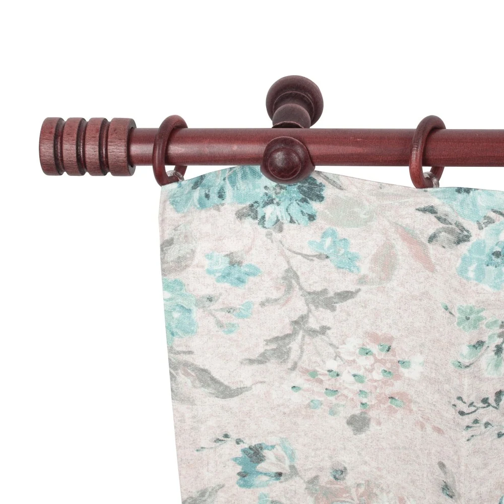 Galerie simpla lemn masiv Pisa, consola clasica, nuanta mahon, 200 cm - KIT COMPLET