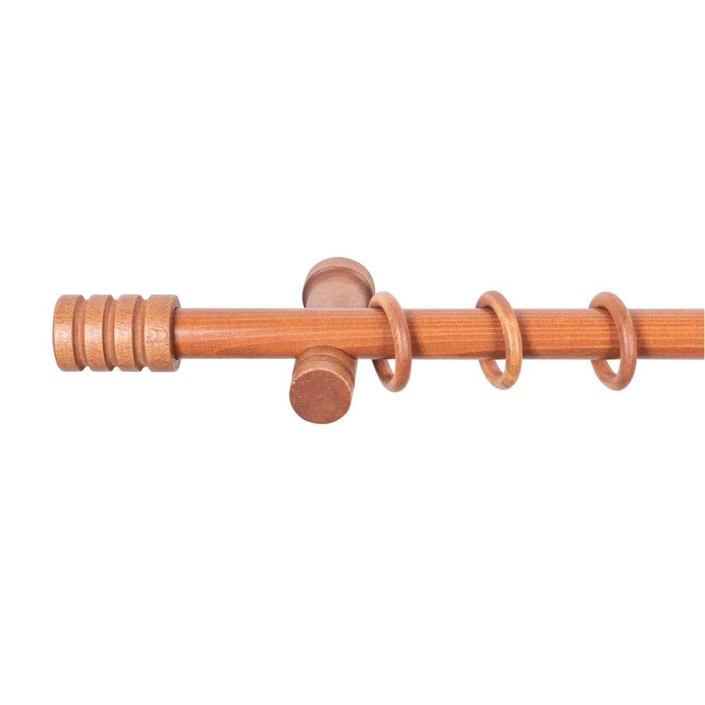 Galerie simpla lemn masiv Pisa, consola moderna, nuanta cires, 180 cm - KIT COMPLET