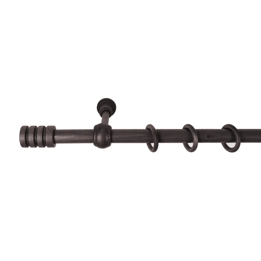 Galerie simpla lemn masiv Pisa, consola standard, nuanta wenge, 180 cm - KIT COMPLET