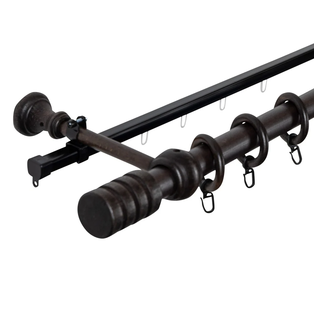 Galerie simpla lemn masiv Pisa, nuanta wenge, 140 cm - SINA U INCLUSA