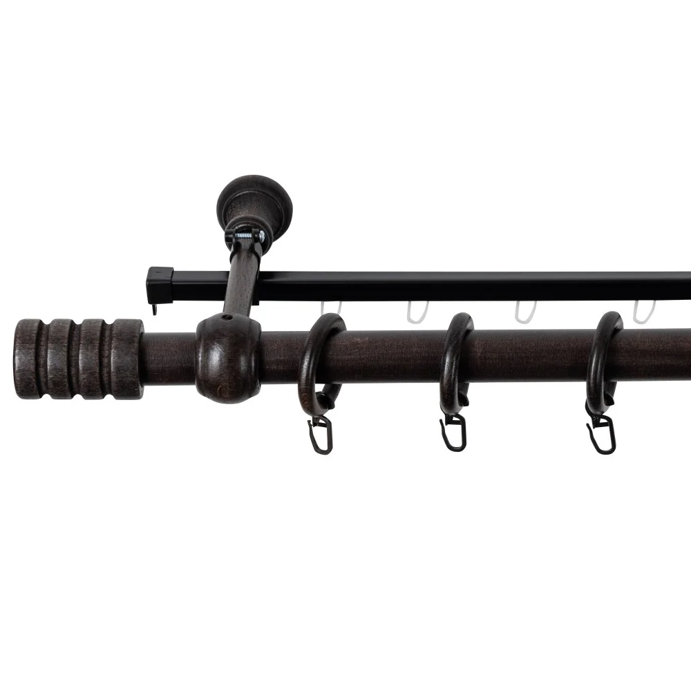 Galerie simpla lemn masiv Pisa, nuanta wenge, 220 cm - SINA U INCLUSA