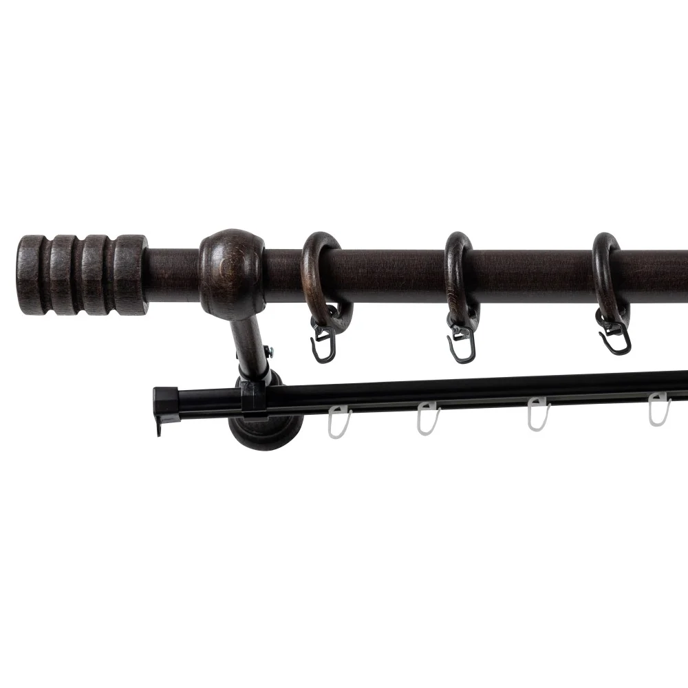Galerie simpla lemn masiv Pisa, nuanta wenge, 220 cm - SINA U INCLUSA