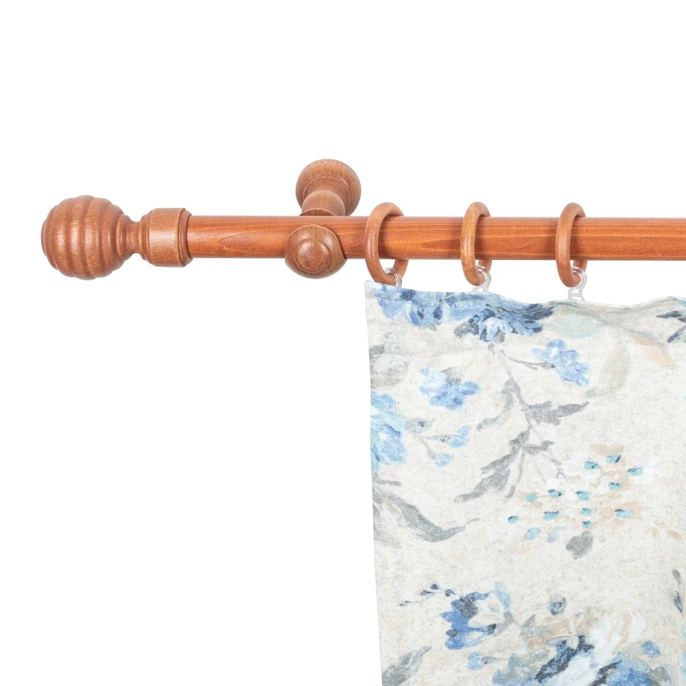 Galerie simpla lemn masiv Regal, consola clasica, nuanta cires, 180 cm - KIT COMPLET
