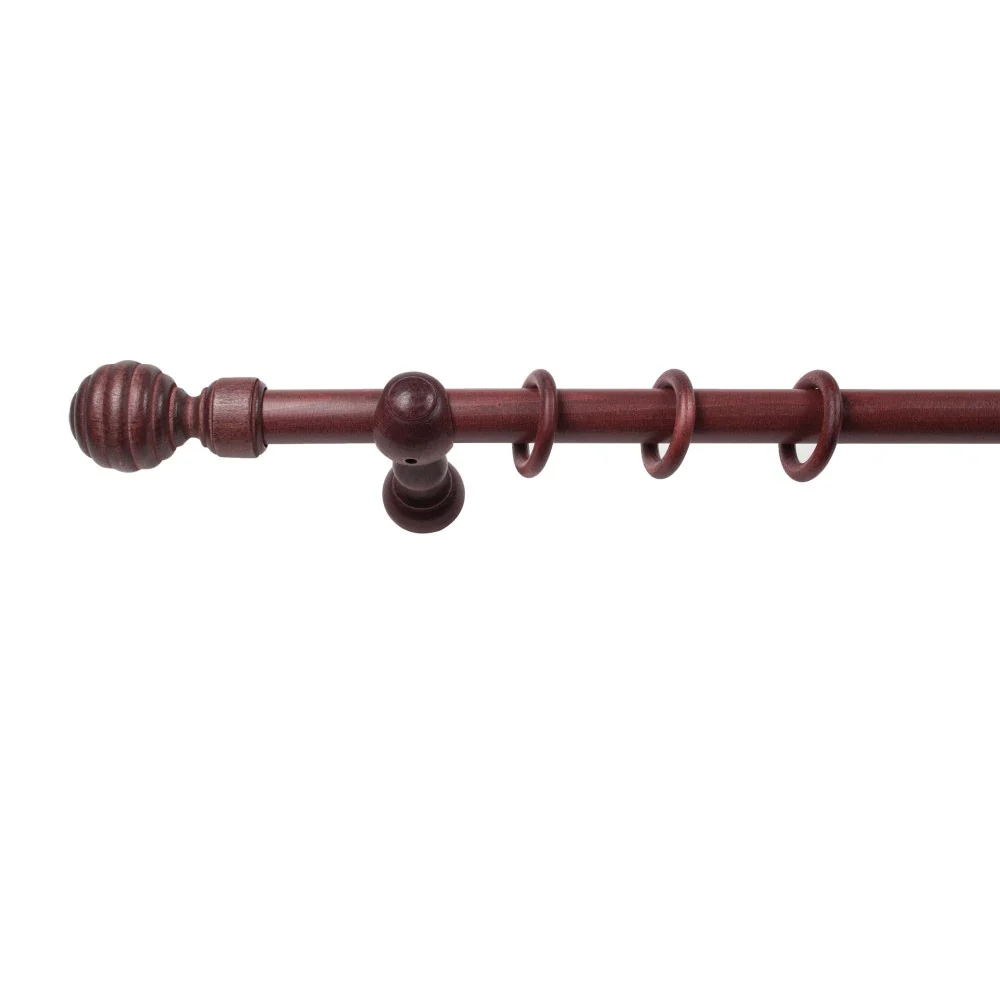 Galerie simpla lemn masiv Regal, consola clasica, nuanta mahon, 160 cm - KIT COMPLET