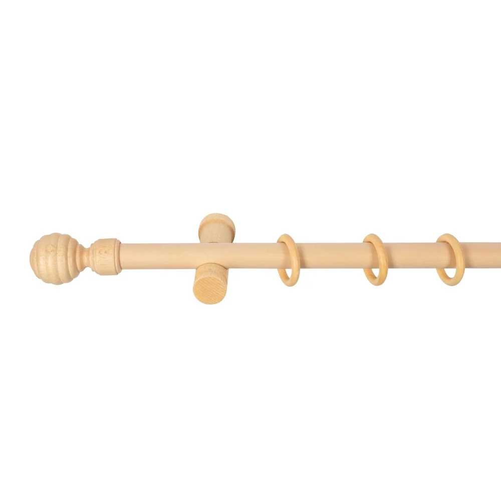Galerie simpla lemn masiv Regal, consola moderna, nuanta natur, 220 cm - KIT COMPLET