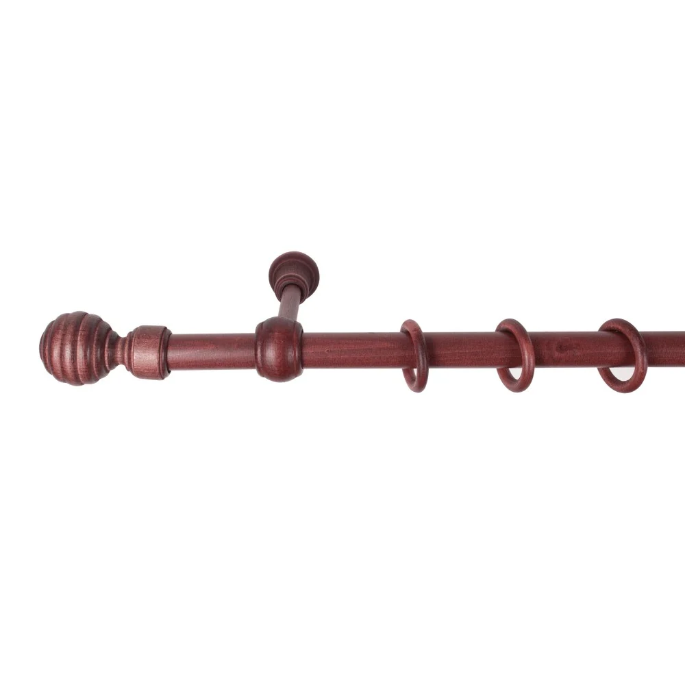 Galerie simpla lemn masiv Regal, consola standard, nuanta mahon, 120 cm - KIT COMPLET