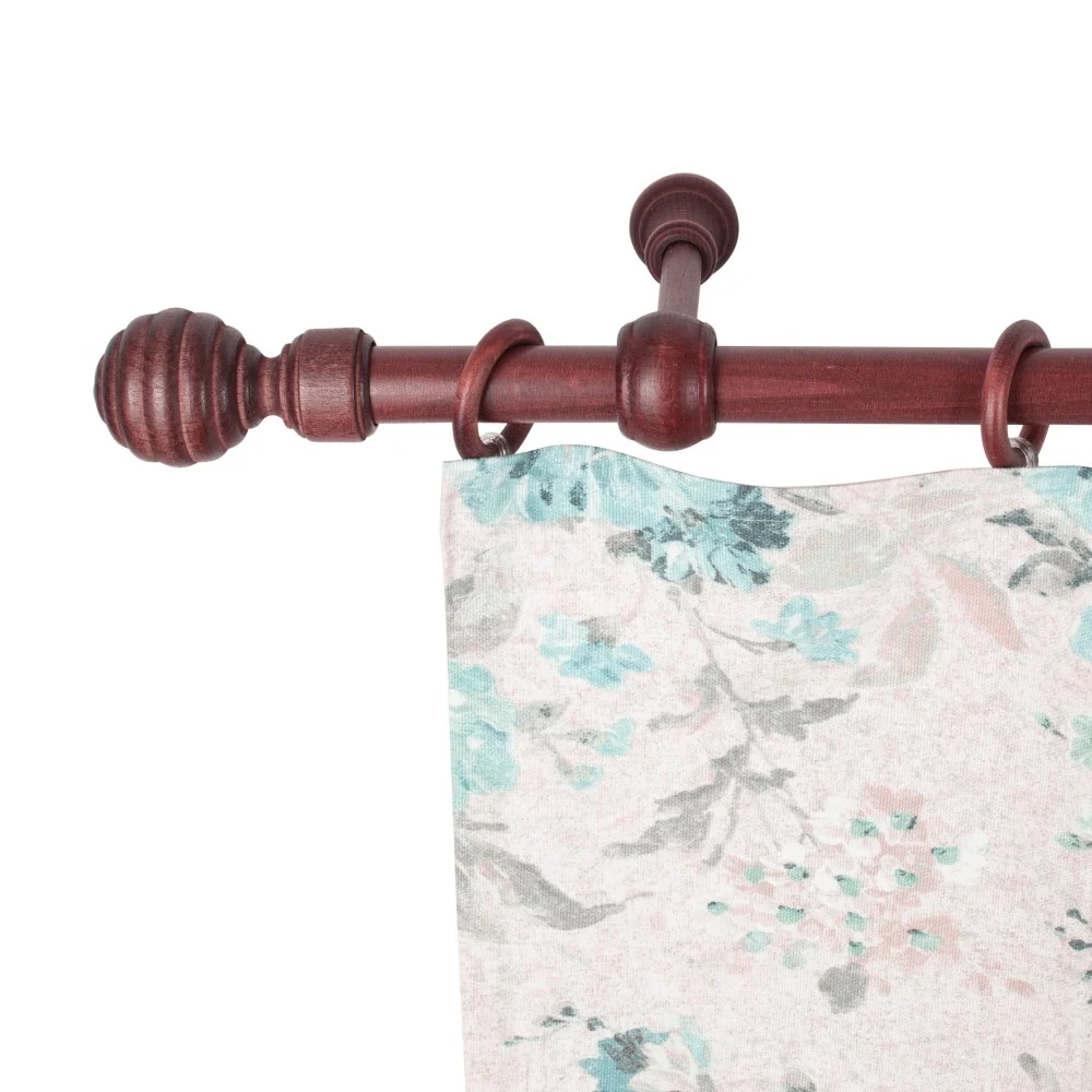 Galerie simpla lemn masiv Regal, consola standard, nuanta mahon, 120 cm - KIT COMPLET