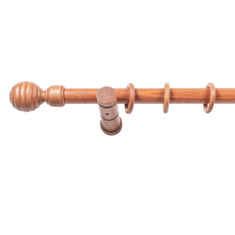 Galerie simpla lemn masiv Regal, consola moderna, nuanta cires, 160 cm - KIT COMPLET