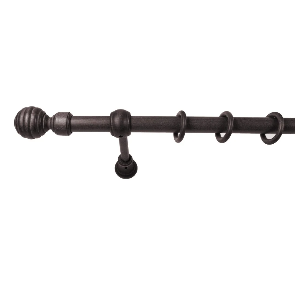 Galerie simpla lemn masiv Regal, consola standard, nuanta wenge, 120 cm - KIT COMPLET