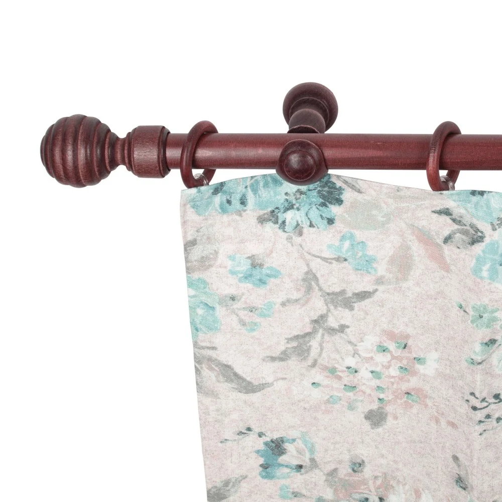 Galerie simpla lemn masiv Regal, consola clasica, nuanta mahon, 140 cm - KIT COMPLET